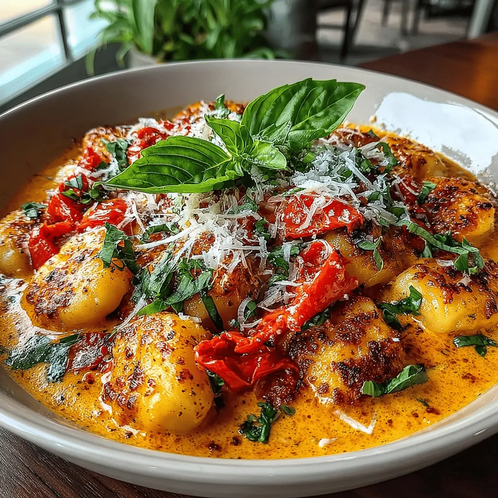 Roasted Red Pepper Gnocchi Delights is not just a dish; it’s an experience that brings comfort and flavor to your dining table. The combination of soft, pillowy gnocchi enveloped in a creamy roasted red pepper sauce creates a meal that is both satisfying and indulgent. This dish celebrates the harmony of flavors that can be achieved with fresh ingredients and homemade sauces, elevating it from a simple recipe to a culinary delight.