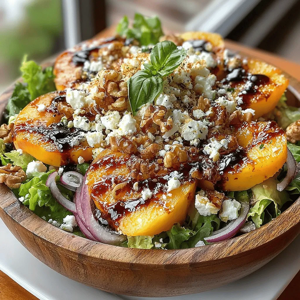 In the world of culinary delights, few combinations are as enticing as the melding of sweet and savory flavors. Salads, in particular, have become a canvas for this exciting interplay, allowing chefs and home cooks alike to explore vibrant ingredients that not only satisfy the palate but also celebrate the beauty of seasonal produce. One such remarkable dish is the Sweet & Savory Peach & Goat Cheese Delight, a salad that perfectly encapsulates the essence of summer.
