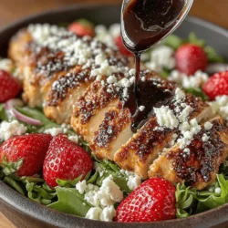 When it comes to creating a salad that is not just a side dish but a meal in itself, the technique of combining ingredients effectively is crucial. The Balsamic Strawberry Chicken Salad is a perfect example of how balance in flavors and textures can elevate a simple salad into a culinary delight.