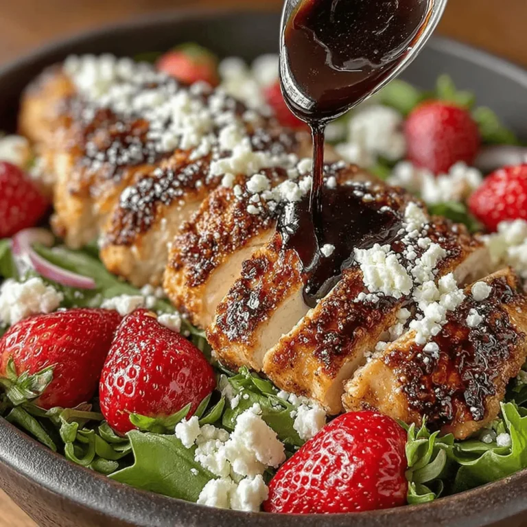 When it comes to creating a salad that is not just a side dish but a meal in itself, the technique of combining ingredients effectively is crucial. The Balsamic Strawberry Chicken Salad is a perfect example of how balance in flavors and textures can elevate a simple salad into a culinary delight.