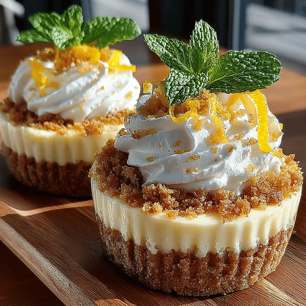 As the warm weather approaches, there's nothing quite as satisfying as a cool, creamy dessert to help you beat the heat. Enter the Zesty No-Bake Lemon Ice Cream Cups—an irresistible treat that combines the bright, refreshing flavor of lemon with the luxurious texture of ice cream, all without the hassle of baking. This delightful recipe is perfect for summer gatherings, family barbecues, or simply enjoying on a sunny afternoon. With its easy preparation and light, tangy flavor, it’s sure to become a favorite in your dessert repertoire.