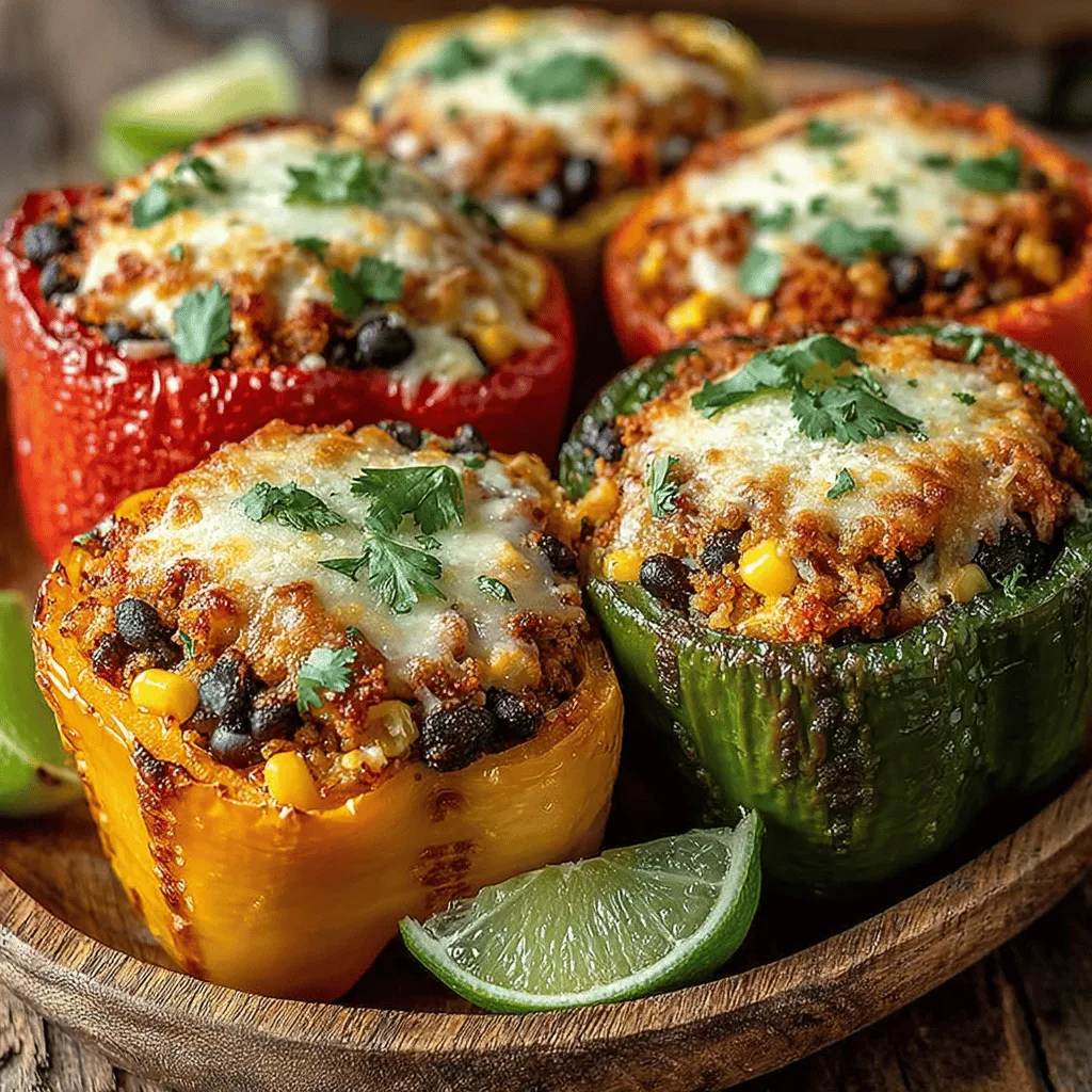 Creating these stuffed bell peppers is a straightforward process, and the steps are easy to follow: