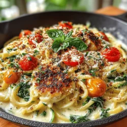 If you're searching for a dish that combines creamy richness with a healthy twist, look no further than the Creamy Parmesan Zoodle Alfredo Skillet. This delightful meal brings together the comforting flavors of traditional Alfredo sauce and the fresh, vibrant texture of zucchini noodles, or "zoodles." Perfect for busy weeknights, this dish is not only quick to prepare but also satisfies both your taste buds and your nutritional goals.