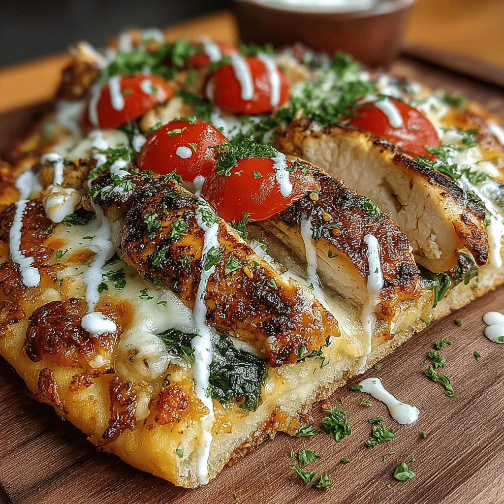When it comes to easy, delicious meals that can satisfy the whole family, the Zesty Ranch Chicken and Spinach Flatbread stands out as a top contender. This dish combines tender chicken breasts with vibrant spinach, all drizzled in a creamy ranch dressing, nestled on a crispy flatbread base. It's a wonderful option for busy weeknights or casual gatherings, where you want to impress without spending hours in the kitchen.