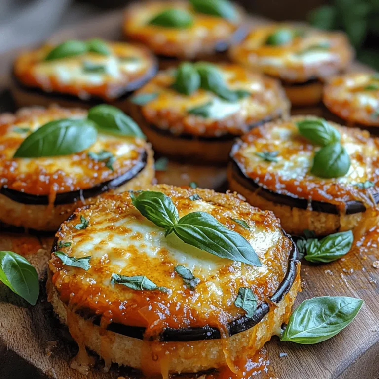 If you're on the hunt for a comforting, flavorful dish that showcases the vibrant flavors of Mediterranean cuisine, look no further than Golden Eggplant Parmesan Melts. This dish combines the rich, savory taste of eggplant with the gooey goodness of melted cheese, making it a perfect choice for vegetarians and cheese enthusiasts alike. With its golden crust and layers of marinara sauce, this meal not only satisfies your taste buds but also offers a nutritious alternative to traditional meat-based recipes.