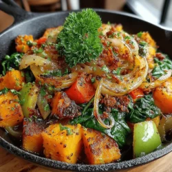 As the leaves turn vibrant shades of orange and gold, there’s a natural inclination to embrace the cozy flavors of the fall season. One dish that perfectly encapsulates this seasonal transformation is the Autumn Bliss Sweet Potato and Apple Hash. This delightful recipe marries the earthy sweetness of roasted sweet potatoes with the crisp tartness of fresh apples, creating a culinary harmony that is both comforting and invigorating. Whether served as a hearty breakfast, a festive brunch, or a vibrant side dish at dinner, this hash is a versatile addition to any autumn table.