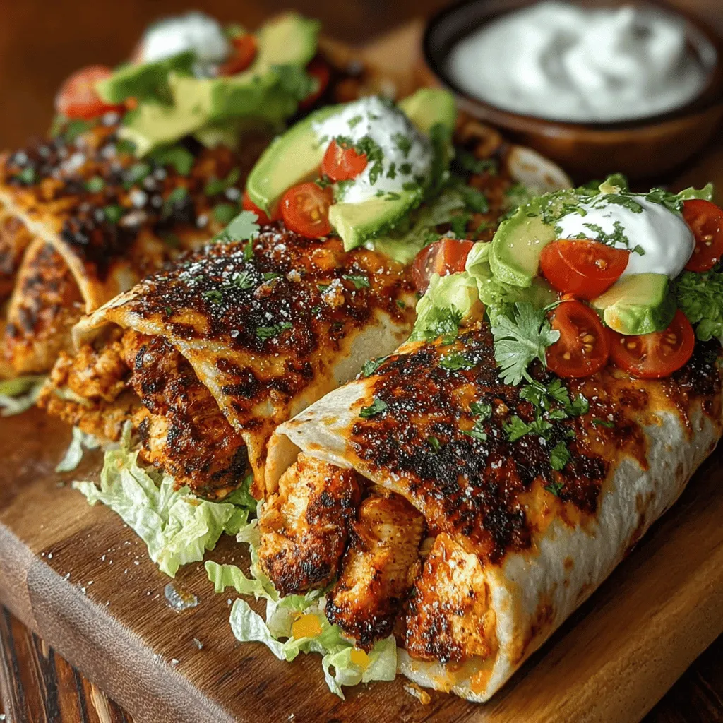 There’s something special about a meal that you can wrap up in your hands. It’s portable, customizable, and often, it’s packed with delicious flavors that make every bite a joy. I remember the first time I made Spicy Garlic Lime Chicken Wraps for my family. It was a warm summer evening, and we had just wrapped up a long day at the park. I wanted to create something quick yet satisfying and stumbled upon this recipe. The aroma of garlic and lime filled the kitchen, and as we gathered around the table, I knew I had struck culinary gold. The perfect balance of spice and freshness brought smiles to our faces, and I couldn’t wait to share this gem with you!