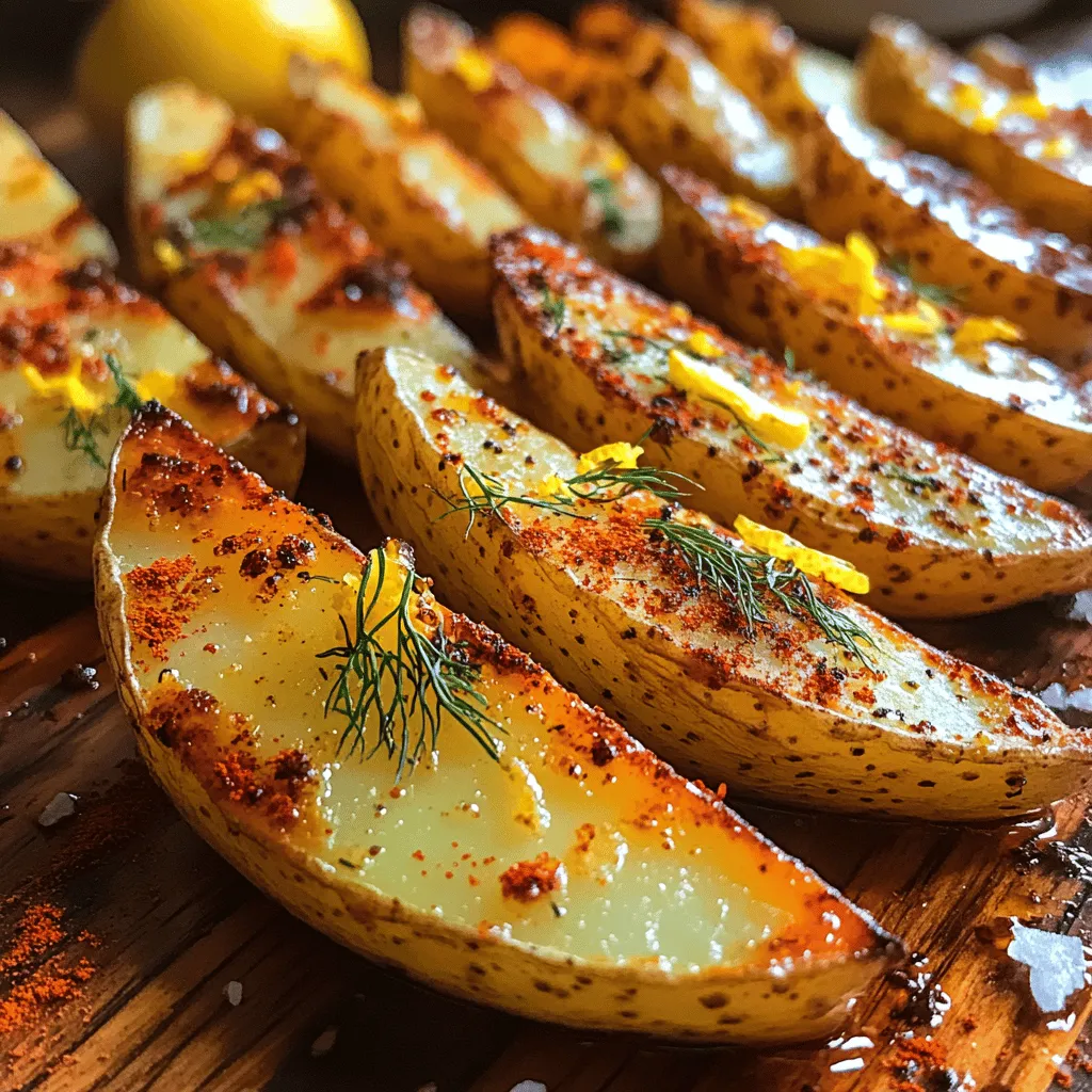 When it comes to comfort food that doesn't compromise on flavor or nutrition, few dishes can rival the allure of crispy potato wedges. The "Zesty Crunch: Crispy Lemon Dill Potato Wedges" recipe takes this beloved snack to a whole new level by infusing it with zesty lemon and aromatic dill. The result is a tantalizing side dish that is not only visually appealing but also bursting with flavor, making it a perfect accompaniment to any meal or a delightful stand-alone snack.