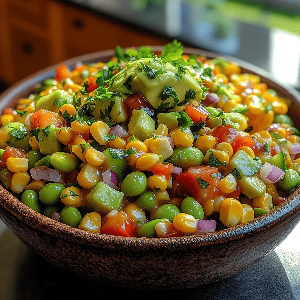 As the seasons change and the sun shines bright, there's nothing quite like a refreshing salad to celebrate the flavors of summer. The Sunny Bliss Sweet Corn & Edamame Salad is a delightful blend of vibrant ingredients that not only please the palate but also nourish the body. This dish offers a perfect balance of sweetness, crunch, and creaminess, making it an ideal choice for barbecues, picnics, or simply as a light meal on a warm day.