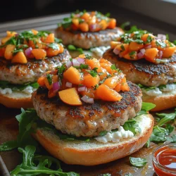 The culinary world has seen a significant shift in the popularity of sliders, those miniature burgers that have become a staple in modern cuisine. Whether served at backyard barbecues, upscale restaurants, or casual gatherings, sliders provide a versatile canvas for a variety of flavors and ingredients. Their bite-sized nature not only makes them perfect for sharing but also allows chefs and home cooks alike to experiment with unique flavor combinations. Among the myriad of slider recipes available, the Zesty Peach Sliders stand out as a refreshing and inventive take that marries savory goodness with a hint of sweetness.