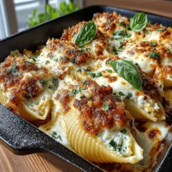 When it comes to Italian comfort food, few dishes can compete with the allure of stuffed pasta shells. Enter the Zesty Lemon Ricotta Stuffed Shells with Fresh Basil—a delightful spin on the classic recipe that combines the creaminess of ricotta cheese with the refreshing brightness of lemon and the aromatic essence of fresh basil. This dish is not only a feast for the palate but also a visual delight, making it an ideal centerpiece for any dining occasion, from family dinners to festive gatherings.