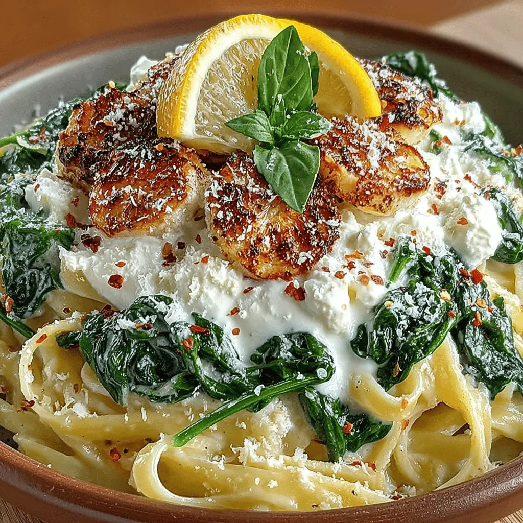 If you’re seeking a quick yet indulgent dish that captures the essence of comfort food, look no further than Creamy Goat Cheese and Spinach Pasta. This delightful recipe combines the rich, tangy flavor of goat cheese with the earthy goodness of spinach, all enveloped in a luxuriously creamy sauce that clings to every strand of pasta. Perfect for a weeknight dinner, this dish not only satisfies the palate but also nourishes the body with its wholesome ingredients.