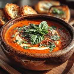 When the chill of winter settles in or a rainy day calls for a cozy meal, nothing quite compares to a bowl of creamy tomato basil soup. This classic dish offers more than just sustenance; it provides a sense of comfort and warmth that many of us crave. The combination of ripe tomatoes, fragrant basil, and a touch of cream creates a rich and velvety texture that envelops you like a warm hug. It's a dish that has found its way into homes across the globe, serving as a delightful starter or a fulfilling meal on its own.