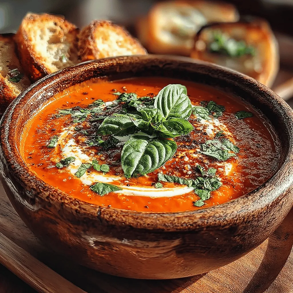 When the chill of winter settles in or a rainy day calls for a cozy meal, nothing quite compares to a bowl of creamy tomato basil soup. This classic dish offers more than just sustenance; it provides a sense of comfort and warmth that many of us crave. The combination of ripe tomatoes, fragrant basil, and a touch of cream creates a rich and velvety texture that envelops you like a warm hug. It's a dish that has found its way into homes across the globe, serving as a delightful starter or a fulfilling meal on its own.