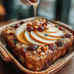 When it comes to breakfast, few options can compete with the warmth and heartiness of baked oatmeal. This comforting dish is not only a delightful way to start your day, but it also offers a versatile canvas for various flavor combinations. Our Sweet Apple Cranberry Baked Oatmeal is a perfect example, showcasing the delightful blend of sweet apples and tart cranberries. This recipe not only pleases the palate but also nourishes the body, making it an ideal choice for busy mornings or leisurely brunches.