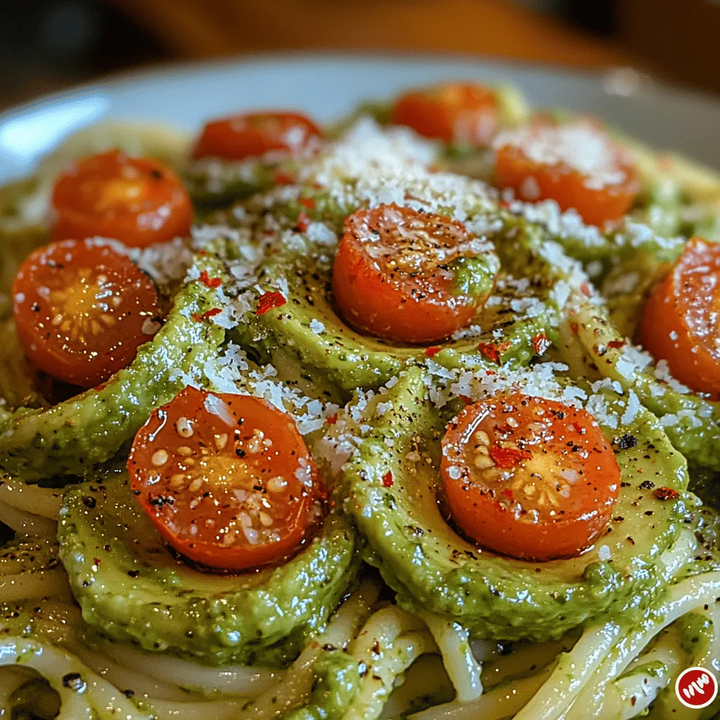 When it comes to comfort food, pasta often takes center stage in my kitchen. There's something inherently satisfying about a big bowl of pasta; it serves as a warm hug on a chilly day or a quick meal after a long day at work. Among the myriad of pasta dishes, one that stands out for its simplicity and flavor is Creamy Avocado Pesto Pasta. This dish unites the rich, buttery texture of ripe avocados with the aromatic freshness of basil, resulting in a luscious sauce that clings beautifully to every strand of pasta. Not only is this recipe delicious, but it is also incredibly easy to prepare, making it a staple for busy weeknights or spontaneous gatherings with friends. Join me as I guide you through this delightful recipe, sharing tips and tricks to make your cooking experience as enjoyable as the meal itself.