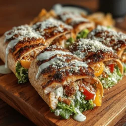 In the fast-paced world we live in, finding meals that are both satisfying and quick to prepare can feel like a daunting task. Enter the Zesty Grilled Chicken Caesar Wrap—a delightful culinary creation that harmonizes the bold flavors of grilled chicken with crisp vegetables and a creamy Caesar dressing, all neatly enveloped in a wholesome whole wheat tortilla. This wrap is not just a delicious option; it also offers a balanced meal that is perfect for lunch or dinner, making it an ideal choice for busy weekdays or leisurely weekends alike. In this article, we will explore the intricate details of this flavorful wrap and discover why it should be a staple in your weekly meal rotation.