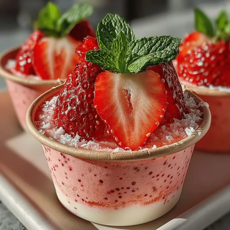 In recent years, the dessert landscape has witnessed a remarkable shift toward healthier alternatives that satisfy our sweet cravings without the guilt. As more people become conscious of their dietary choices, the demand for nutritious yet delicious dessert options continues to grow. One such delightful creation is the Strawberry Bliss Chia Ice Cream Cups, an irresistible treat that combines the natural sweetness of strawberries with the creamy texture of coconut milk and the nutritional benefits of chia seeds. Perfect for hot summer days, these cups offer a refreshing way to indulge while remaining health-conscious.