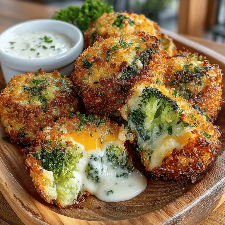 Steaming broccoli is a crucial step in preparing these delicious broccoli cheddar bites. This method not only helps retain the vibrant green color of the broccoli, making your bites visually appealing, but it also preserves essential nutrients. Broccoli is rich in vitamins C and K, as well as fiber, which are all important for maintaining a healthy diet. When you steam the broccoli, it becomes tender while still maintaining a slight crunch, which contributes to the delightful texture of the finished bites.