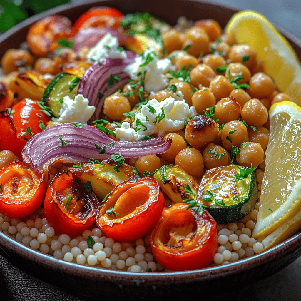 Couscous bowls have surged in popularity as a meal choice, celebrated for their versatility, nutritional value, and the ease with which they can be customized to suit various dietary preferences. The Vibrant Roasted Veggie Couscous Bowl is a prime example of this trend, offering not just a feast for the palate but also a visual delight. This recipe showcases a rainbow of colors and flavors, combining wholesome vegetables, protein-rich chickpeas, and aromatic spices that make it an ideal option for lunch, dinner, or meal prep. As we delve into the preparation of this stunning dish, you'll discover how simple ingredients can come together to create a nutritious and delicious meal that is sure to impress.