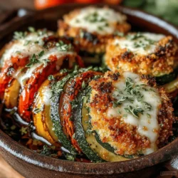 There’s something undeniably comforting about a dish that celebrates the fresh flavors of summer vegetables while providing a hearty, satisfying meal. The Oven-Baked Tomato & Zucchini Delight is a perfect example of this culinary harmony. This dish combines the vibrant tastes of ripe tomatoes and tender zucchinis, creating a colorful medley that appeals to both the eyes and the palate. Whether you’re looking for a side dish to complement your main course, a light vegetarian meal, or a flavorful addition to a potluck gathering, this recipe is versatile enough to fit any occasion.