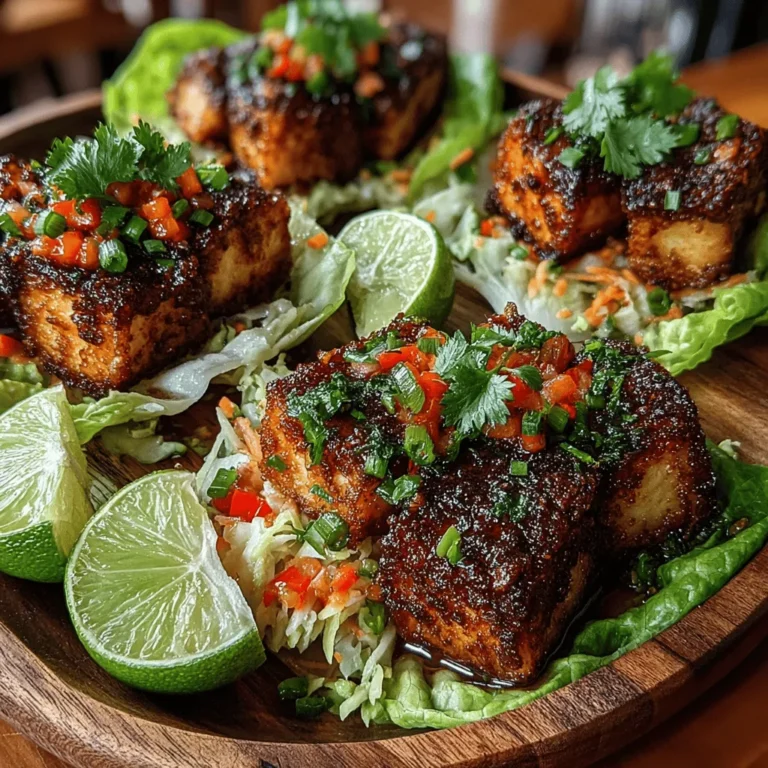 At the heart of Mini Tofu Lettuce Wrap Bowls are a few key ingredients that not only contribute to the overall flavor but also pack a nutritional punch. Each component plays a vital role in creating a balanced and satisfying meal that is both wholesome and delicious.