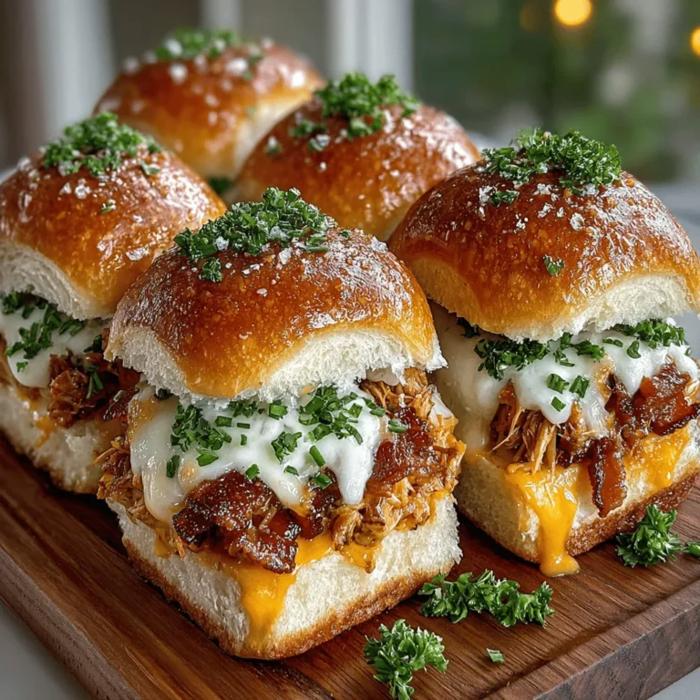 The combination of chicken, bacon, and ranch dressing has long captivated comfort food enthusiasts, becoming a staple in many American households. This triumvirate of flavors not only satisfies cravings but also brings a sense of nostalgia and warmth that is often associated with family gatherings, parties, and game days. Mini Chicken Bacon Ranch Melts are the perfect embodiment of this beloved flavor profile, offering a quick-to-prepare dish that is both delicious and crowd-pleasing. Whether you're feeding a hungry family, entertaining guests, or simply indulging in a late-night snack, these melts are bound to be a hit.
