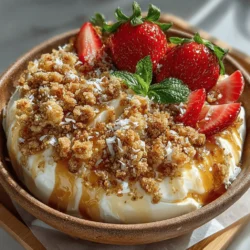 When it comes to satisfying a sweet tooth, frozen desserts often come to mind. Among the myriad of options available, Frozen Yogurt Cinnamon Streusel Coins stand out as a delightful and healthier alternative. This recipe combines the creamy goodness of Greek yogurt with the warm, comforting flavors of cinnamon streusel, making it a perfect treat for any occasion. Not only does this dessert offer a burst of flavor, but it also aligns with a more health-conscious lifestyle, allowing you to indulge without the guilt.
