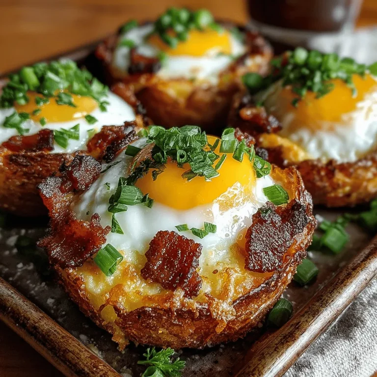 The foundation of any great recipe lies in its ingredients. In the case of Mini Bacon Egg Potato Nests, each component plays a vital role in creating a balanced and flavorful dish. Let’s take a closer look at the key ingredients that make this recipe so special.