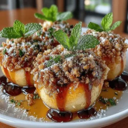 If you’re looking for a dessert that’s both comforting and delicious, look no further than sweet baked peaches with cinnamon oat crumble. This delightful dish marries the natural sweetness of ripe peaches with a crunchy, spiced oat topping that makes every bite a celebration of flavor and texture. Perfect for summer gatherings or cozy fall nights, baked peaches provide a warm, inviting option that can satisfy any sweet tooth.