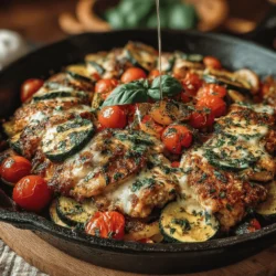 Zesty Zucchini Chicken Skillet: A Flavorful One-Pan Meal