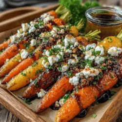 When it comes to side dishes that can elevate any meal, Honey Balsamic Roasted Carrots with Feta stand out as a delicious and visually appealing option. This dish not only showcases the natural sweetness of carrots but also introduces a harmonious blend of flavors that will tantalize your taste buds. The combination of honey’s sweetness, the tanginess of balsamic vinegar, and the creaminess of feta cheese creates a delightful contrast that is both satisfying and memorable.