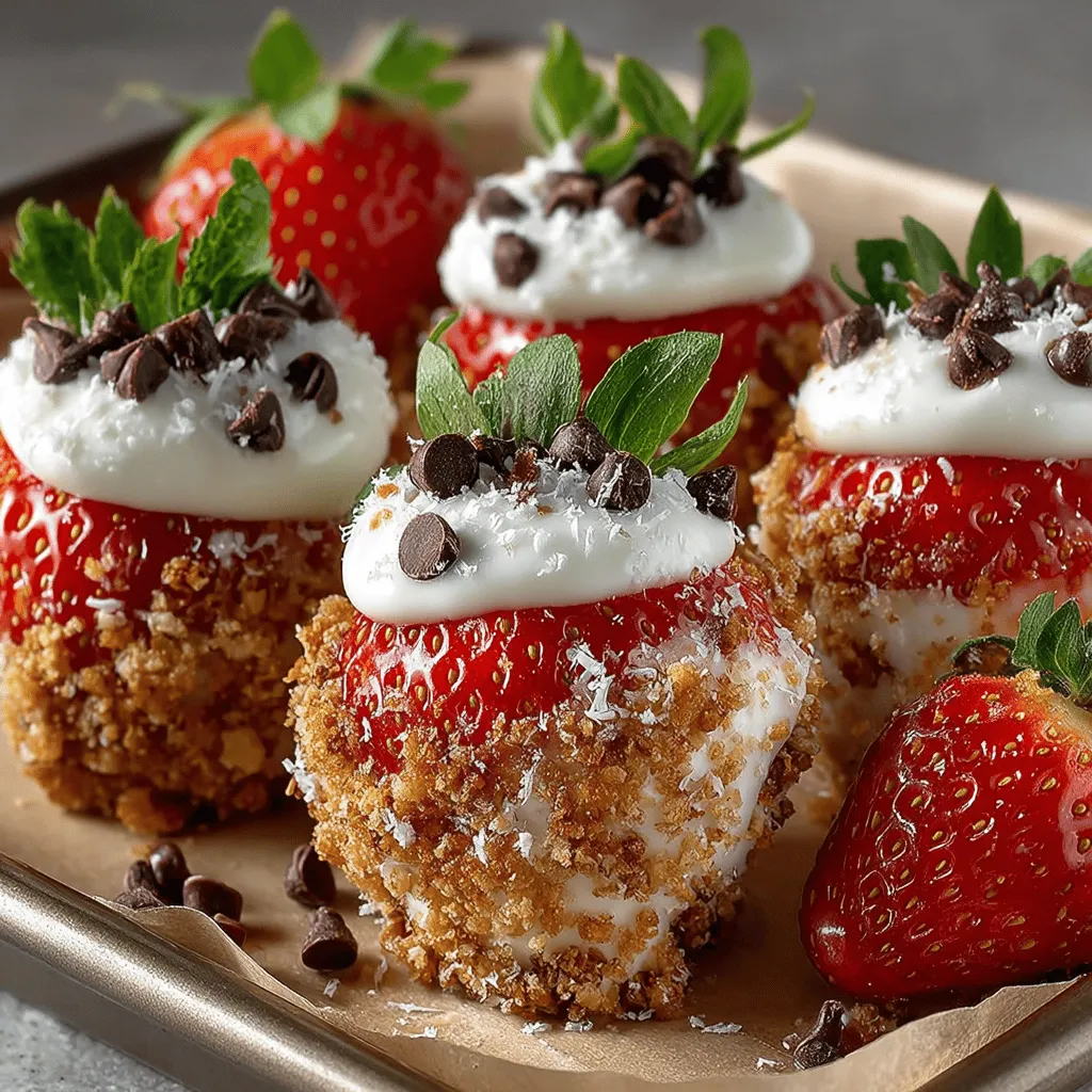 Selecting the right strawberries is crucial for the success of your Frosty Strawberry Bliss Bites. Look for strawberries that are firm, plump, and vibrant red in color. Avoid any that appear dull or have white or green patches, as these are likely underripe. It’s also important to check for any bruises or soft spots, which can indicate overripeness. When you find the perfect strawberries, here’s how to prepare them: