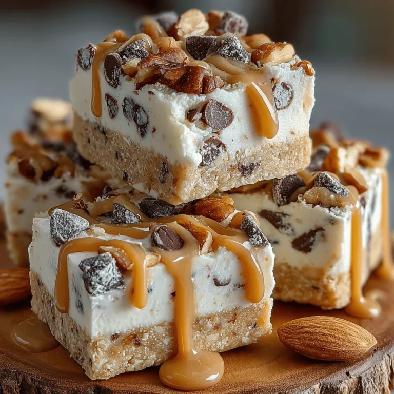 Indulging in a sweet treat doesn’t have to mean compromising on health. The Frozen Yogurt Almond Butter Bars are a nutritious and delicious option that combines the creaminess of Greek yogurt with the rich flavor of almond butter. These bars are perfect for warm days when you crave something refreshing or as a wholesome snack that satisfies your sweet tooth without the guilt. Not only are they easy to make, but they also offer a customizable experience, allowing you to tailor the ingredients to suit your taste preferences and dietary needs.