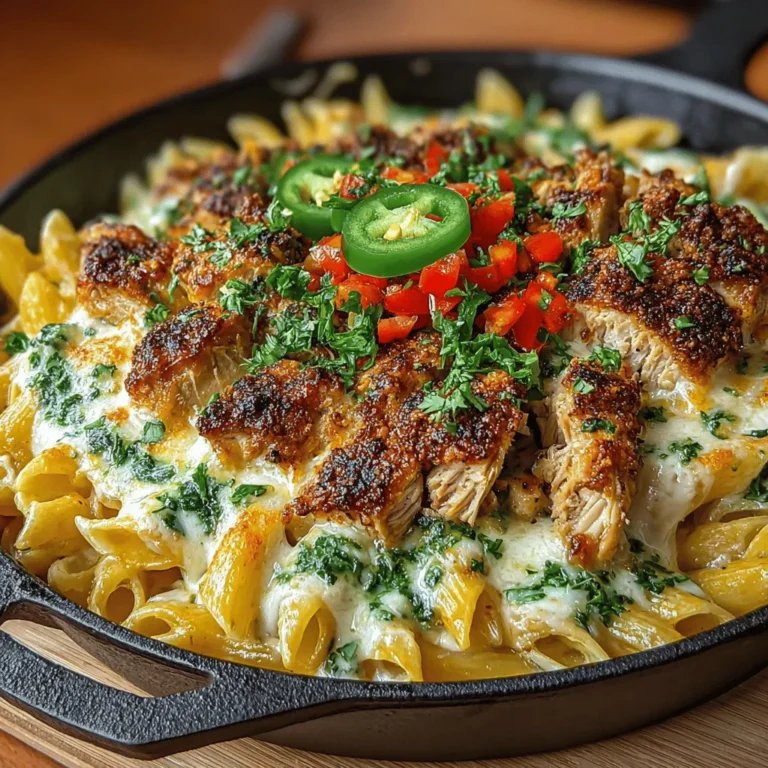 If you're looking for a meal that combines comfort with a kick, look no further than Spicy Green Chili Chicken Queso Pasta. This dish is a delightful fusion that marries the heartiness of pasta with the vibrant and bold flavors of Mexican cuisine. Ideal for busy weeknights or casual gatherings, this recipe is not just quick to prepare, but it also promises to impress your family and friends with its rich taste and inviting presentation. The creamy queso sauce, infused with spicy green chilies and tender pieces of chicken, creates a culinary experience that is as visually appealing as it is delicious. In this article, we will delve into the essential ingredients that make this dish unique, provide detailed cooking instructions, and share tips that will help you recreate this mouthwatering recipe in your kitchen.