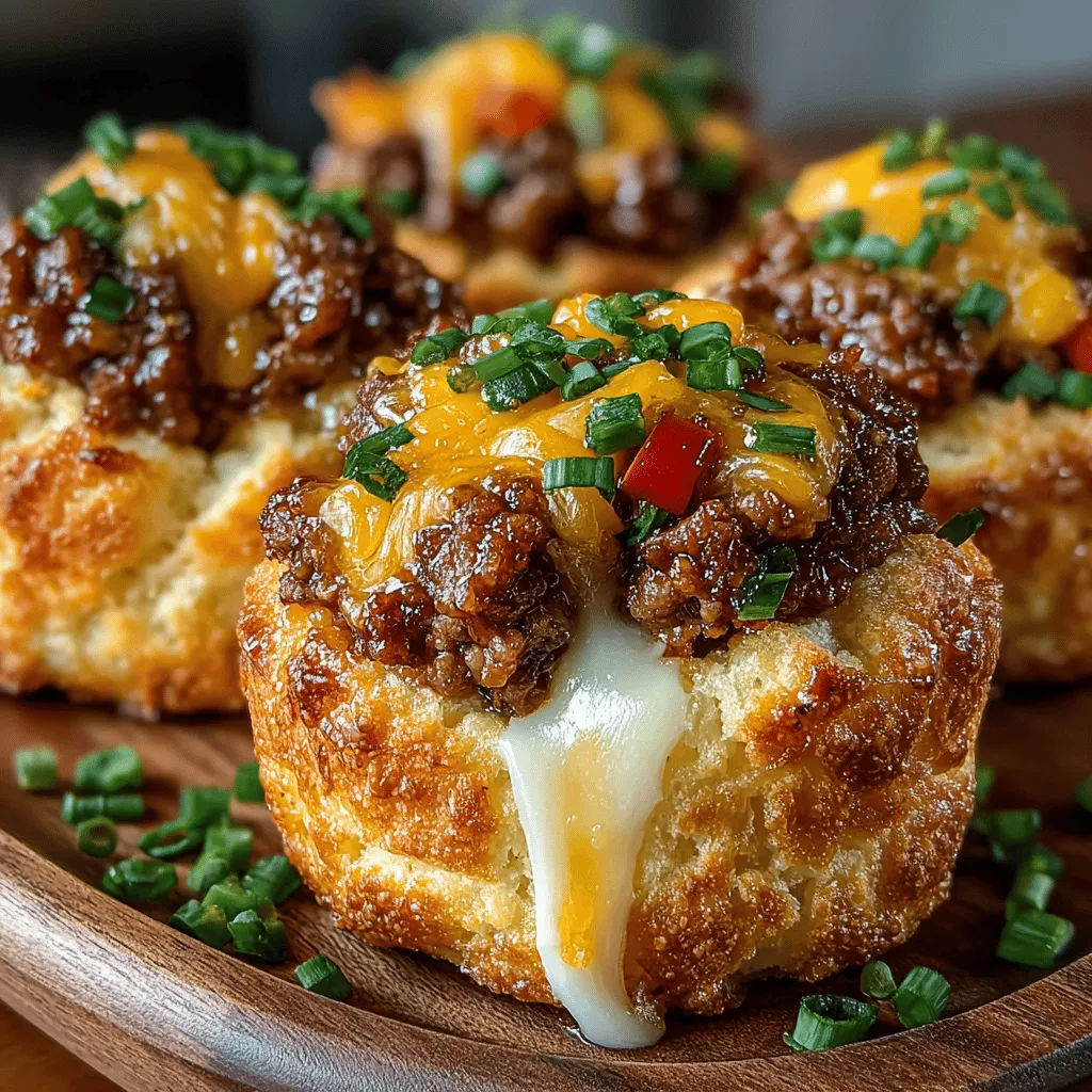 If you’re in search of a crowd-pleasing appetizer that combines comfort food with a fun, bite-sized twist, look no further than Mini BBQ Sloppy Joe Biscuit Poppers. This innovative recipe marries the savory, tangy flavors of traditional sloppy joes with the flaky, buttery goodness of biscuit dough, creating a handheld snack that’s perfect for gatherings, game days, or family dinners. Whether you’re hosting a party or simply looking to impress your loved ones at the dinner table, these poppers are sure to be a hit.