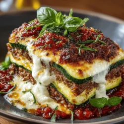 In recent years, the movement toward healthy eating has gained remarkable momentum, driven by a growing awareness of the benefits of nutritious foods. As more people seek to incorporate wholesome ingredients into their diets, traditional recipes are being reimagined to align with healthier lifestyles. One such delightful adaptation is Zucchini Lasagna Delight, a nutritious alternative to the classic Italian dish that many love. By replacing pasta with zucchini, this recipe not only reduces carbohydrates but also adds a wealth of vitamins and minerals, making it a fantastic option for those looking to enjoy a hearty meal without the guilt.