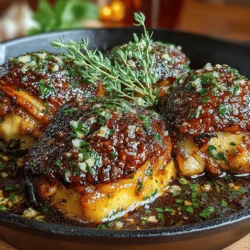 When it comes to easy yet impressive weeknight dinners or special gatherings, Maple Glazed Chicken Thighs stands out as a top contender. This dish combines the rich flavors of succulent chicken thighs with the sweet, sticky allure of pure maple syrup, creating a harmonious blend that tantalizes the taste buds. With its balance of sweet, savory, and tangy notes, this recipe not only delivers on flavor but also offers an aesthetically pleasing presentation, making it a favorite among home cooks and food enthusiasts alike.