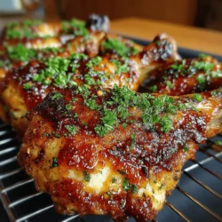 To achieve the perfect flavor and texture for your baked BBQ chicken drumsticks, mastering the coating technique is essential. Here’s how to ensure even coverage that enhances both taste and appearance: