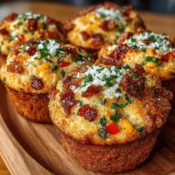 When it comes to breakfast, few options can rival the convenience and satisfaction of a well-made muffin. Breakfast muffins are not only easy to prepare, but they also offer a delightful way to start the day. Among the myriad of flavors and combinations, the Bacon Bliss Breakfast Muffins stand out as a particularly indulgent choice. These muffins combine the rich, savory flavors of crispy bacon and sharp cheddar cheese with the freshness of bell peppers and green onions, creating a breakfast experience that is both hearty and delicious.