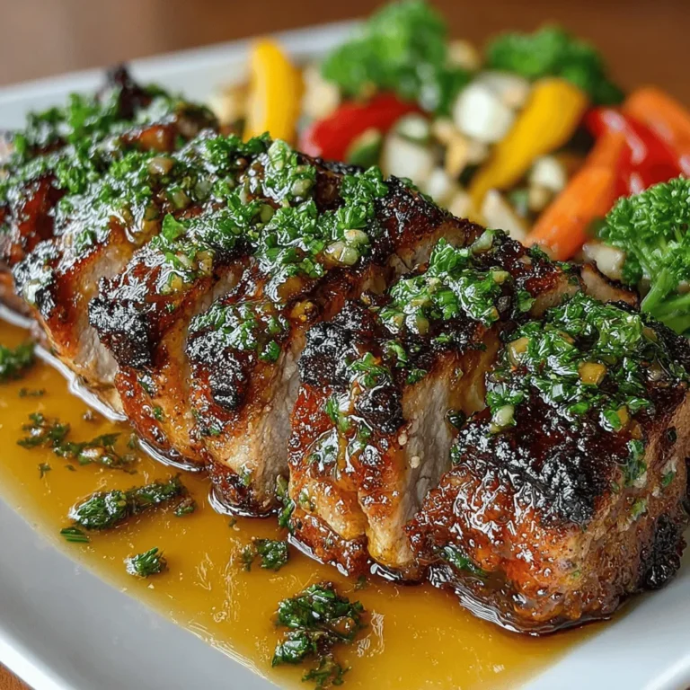 Honey Garlic Glazed Pork Tenderloin is a dish that beautifully marries the sweet notes of honey with the robust, savory flavor of garlic, resulting in a meal that is both satisfying and sophisticated. This delightful recipe is not just a feast for the taste buds; it also presents a stunning visual appeal, making it perfect for dinner parties or special occasions. The combination of flavors not only tantalizes the palate but also showcases the versatility of pork tenderloin, which is a fantastic protein choice for a variety of cuisines.