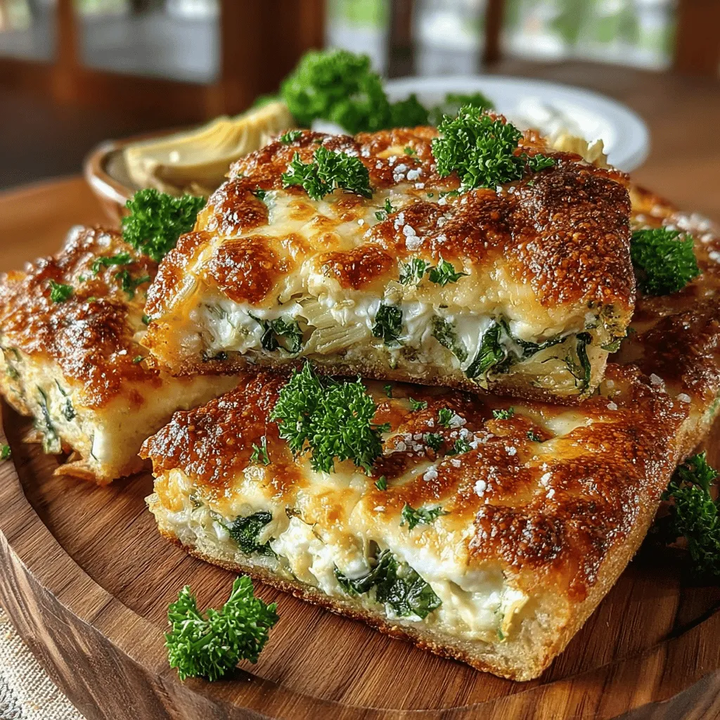 Flatbreads have become increasingly popular in the culinary world, celebrated for their versatility and adaptability across various cuisines. These delicious creations serve as an excellent base for an array of toppings, ranging from savory to sweet, and can be enjoyed as appetizers, main dishes, or even snacks. Among the myriad of flatbread recipes available, the Savory Spinach & Artichoke Flatbread stands out as a delicious option that combines rich flavors with a satisfying texture, making it a delightful choice for gatherings or a cozy night in.