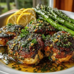Zesty One-Pan Lemon Garlic Chicken & Asparagus