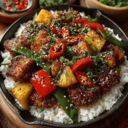 Flavorful Sweet and Sour Chicken Skillet