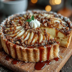When it comes to classic desserts, few can rival the appeal of a caramel apple tart. This delectable treat combines the tartness of fresh apples with the rich sweetness of caramel, creating an irresistible flavor profile that captivates the taste buds. With its perfect balance of tart, sweet, creamy, and crunchy elements, this dessert is not just a feast for the palate but also a visual delight with its inviting golden crust and glossy caramel finish. Whether you’re hosting a festive holiday gathering, a casual family dinner, or simply craving something sweet, the heavenly caramel apple tart is a versatile recipe that will surely impress.