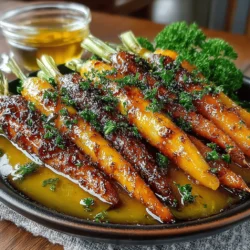 When it comes to side dishes that effortlessly elevate a meal, Sweet & Savory Balsamic Honey Roasted Carrots stand out as a delightful option. This recipe perfectly balances the natural sweetness of carrots with the tangy depth of balsamic vinegar and the smooth richness of honey, creating a dish that is both appealing to the palate and pleasing to the eye. Roasted carrots not only provide a vibrant pop of color to your plate but also add a complex flavor profile that complements a wide array of main courses, from roasted meats to vegetarian entrees.