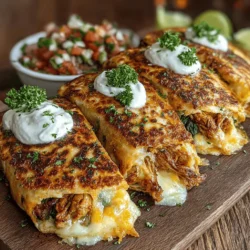 Savory Chicken and Spinach Quesadillas: Cooking Techniques, Serving Suggestions, Nutritional Benefits, Adaptations, and Conclusion