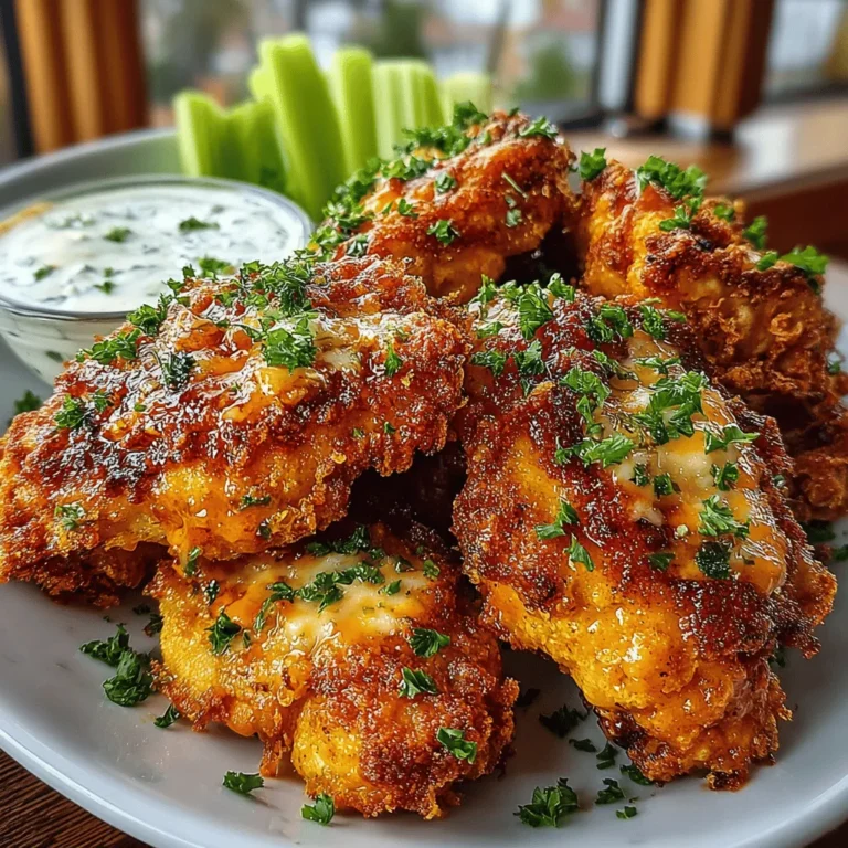 Achieving the perfect coating on your buffalo chicken wings is essential for that authentic crunch. Here are a few tips to ensure an even coating without excess flour: